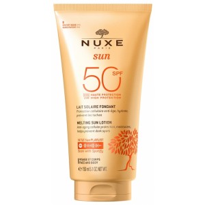 Nuxe Sun - Lait Fondant Visage et Corps Haute Protection SPF50+ TUBE 150 ML