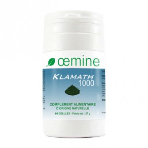 Oemine Klamath 1000 - 60 Gélules Complément alimentaire d'origine naturelle Sans gluten et sans OGM