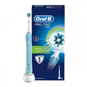Oral B Pro 700 Cross Action Brosse à dents électrique 3D White Cross action 4210201124092
