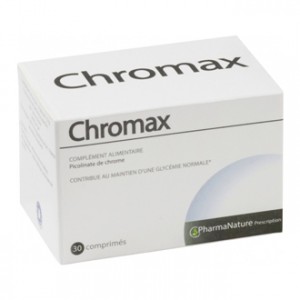 pharmanature chromax 30 comprimés contribue au maintien d'une glycemie normale