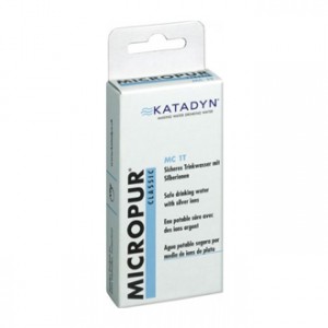 Katadyn Micropur Classic MC 1T 50 Comprimés Conserve l'eau potable grâce aux ions d'argent