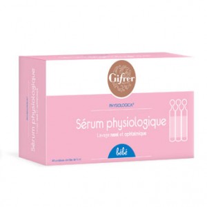 Gifrer Physiologica Sérum Physiologique Solution Nasale et Ophtalmique 40 Dosettes