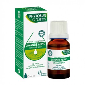 Phytosun Aroms Huile Essentielle - Lavande Aspic BIO - 10 ml Produit cosmétique Lavandula spica latifolia