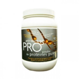 PRO 15 Poudre de Protéines Pures - Goût Neutre 400g