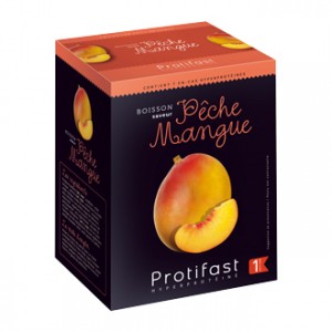 Protifast Boisson Saveur Pêche Mangue 7 sachets Phase 1 Boisson hyperprotéinée Sans gluten Phase Active 1