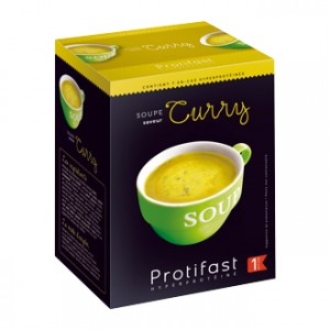 Protifast Soupe Saveur Curry 7 Sachets Phase 1 En-cas hyperprotéiné Phase active 1