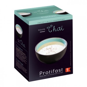 Protifast Soupe Saveur Thaï 7 Sachets Phase 1 En-cas hyperprotéiné Phase active 1