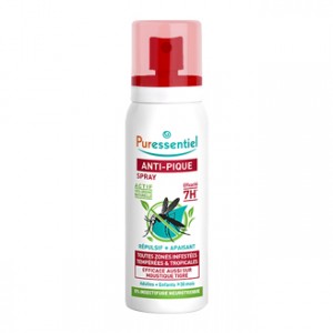 Puressentiel Anti-Pique Moustique Spray Répulsif + Apaisant 75 ml