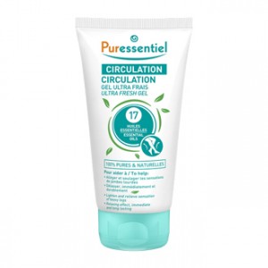 Puressentiel Circulation - Gel Ultra Frais 125 ml Allège et soulage les sensations de jambes lourdes Délasse, immédiatement et durablement