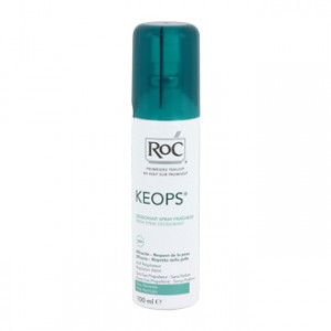 Roc Keops Déodorant Spray Fraîcheur 100 ml Efficacité 48 h Non parfumé