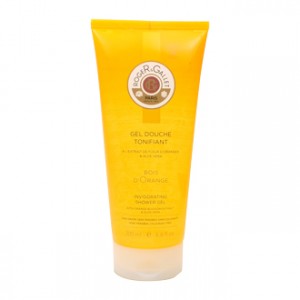 Roger & Gallet Bois d'Orange - Gel douche Tonifiant - 200 ml Extrait de fleur d'oranger & Aloe Vera Sans savon Sans paraben Sans colorants