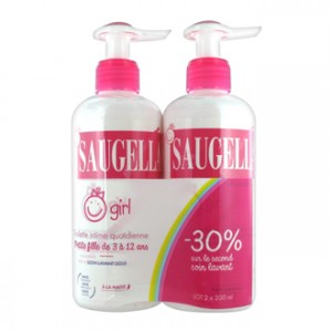 Saugella Saugella Girl 200 ml lot de 2 avec -30% sur le second soin lavant