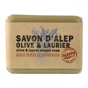 Savon Alep Olivier et Laurier 100g Pour peaux sèches et intolérantes Visage et corps