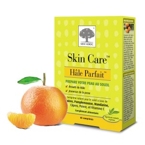 New Nordic Skin Care Hâle Parfait 60 Comprimés Skin Care Hâle Parfait, pour une peau dorée et un bronzage parfait qui dure !