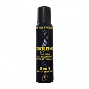 Akileine Spray Noir Pieds et Chaussures 150 ml