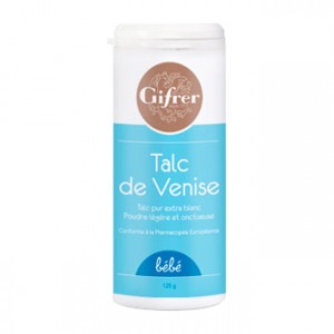 Gifrer Talc de Venise 125g Poudre légère et onctueuse Pour toute la famille