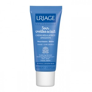 Uriage Bébé Soin Croûtes de Lait - Crème Régulatrice et Apaisante 40 ml