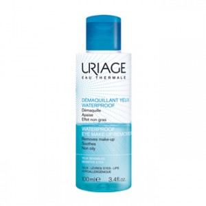 Uriage Démaquillant Yeux Waterproof 100 ml Démaquillant yeux et lèvres Biphasé Apaise et effet non gras