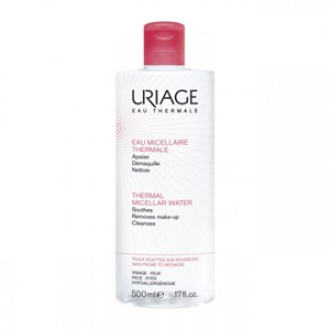 Uriage Eau Micellaire Thermale 500 ml Peaux Sujettes aux Rougeurs Apaise, démaquille et nettoie Peaux sujettes aux rougeurs Visage & Yeux