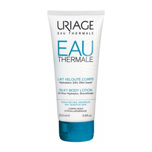 Uriage Lait Velouté Corps - 200 ml Hydratation 24H Effet lissant Pour peaux sèches, sensibles Hypoallergénique