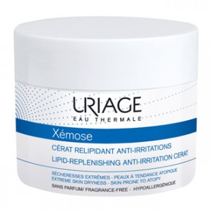 Uriage Xémose - Cérat Relipidant Anti-Irritations 200 ml NOUVELLE FORMULE Nourrit intensément, apaise et protège Visage et corps Pour peaux très sèches et à tendance atopique Soin relipidant apaisant