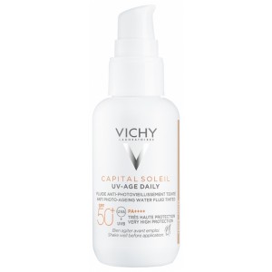 Capital Soleil UV-Age Daily Fluide Anti-Photovieillissement Teinté SPF50+ 40 ml 