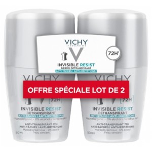 DEO - LOT*2 DETRANSPIRANT INVISIBLE RESIST 72H 2x 50 ml