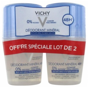 DEO - LOT*2 DÉODORANT MINÉRAL 48H 2x 50 ml