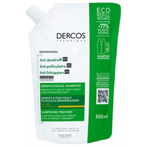 CAPILAIRE - SHAMPOOING ANTI-PELLICULAIRE CHEVEUX SECS ECORECHARGE 500 ml
