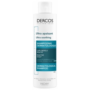 Dercos Ultra Apaisant - Shampooing Cheveux Normaux à Gras - 200 ml