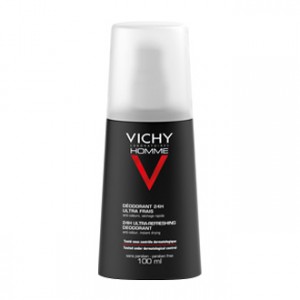 Vichy Homme Déodorant Vaporisateur Ultra-Frais 100 ml