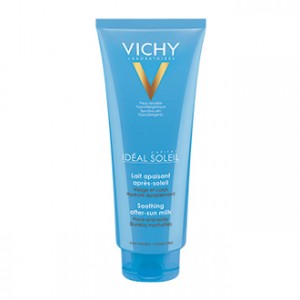 Vichy Idéal Soleil - Lait Apaisant Après-Soleil 300 ml Visage et corps Hydrate durablement Peau sensible Hypoallergénique Sans paraben