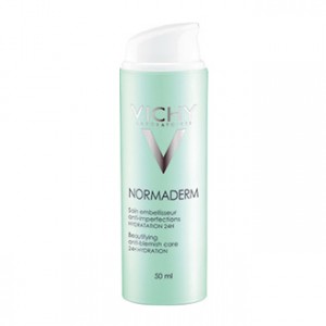 Vichy Normaderm - Soin Embelisseur Anti - Imperfections Hydratation 24H 50 ml Pour peau sensible Hypoallergénique Sans paraben Soin jour