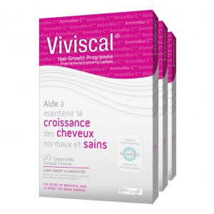 Viviscal Viviscal Femme Formule Enrichie - TRIO 3 x 60 comprimés Aide à maintenir la croissance des cheveux normaux et sains