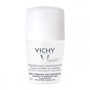 Vichy Déodorant Bille Peaux Sensibles ou Epilées 50 ml