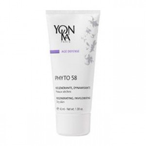 Yonka Age Defense - Phyto 58 - 40 ml Peaux sèches Régénérante, dynamisante Au romarin