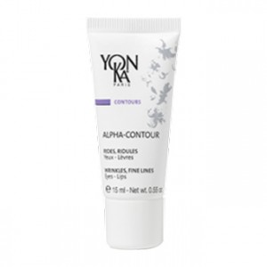 Yonka Contours - Alpha-Contour - 15 ml Anti-rides, Rénovateur, Hydratant Contours des yeux et des lèvres ridés Jour et nuit 