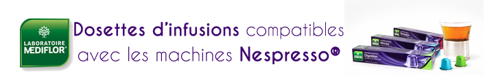 Médiflore infusion capsule Nespresso parapharmacie hyperpara