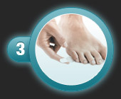 Utilisation du patch pansement oignon de compeed étape 3