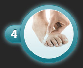 Utilisation du patch pansement oignon de compeed étape 4