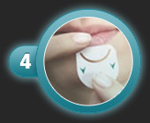 Utilisation du patch bouton de fièvre compeed étape 04