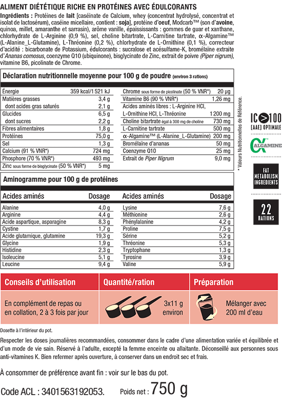 nhco-nutrition-myoxymum-750-g-complement-alimentaire-sportif-favorise-construction-et-maintien-de-la-masse-musculaire-seche-riche-en-proteines-hyperpara-composition