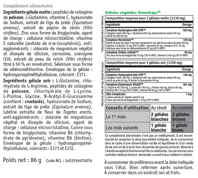 L-AminoSkin - Age Delay Skin Beauty - 2x56 Gélules